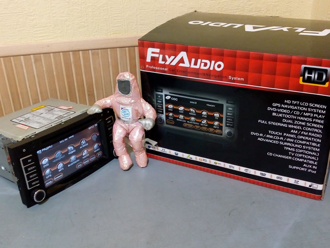 Ремонт FlyAudio E7534NAVI. Нет звука и изображения