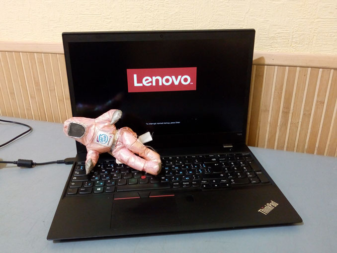 Не включается Lenovo ThinkPad T570. Ремонт ноутбука