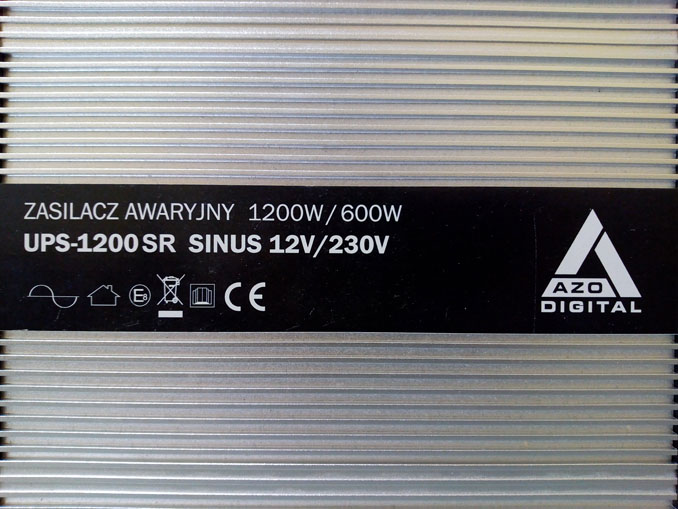 Не работает преобразователь напряжение после избыточной нагрузки. Ремонт Azo Digital UPS-1200 SR Sinus 12V