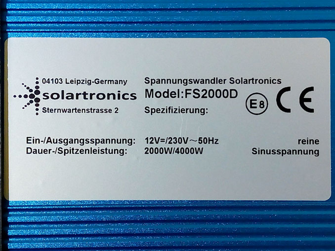 Ремонт Solartronics DC-AC Power Inverter 2000W