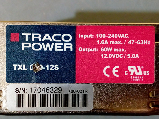 Ремонт блока питания Traco Power TXL 060-12S