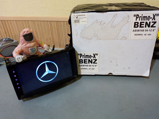 Не загружается Android автомагнитола Prime-X Benz