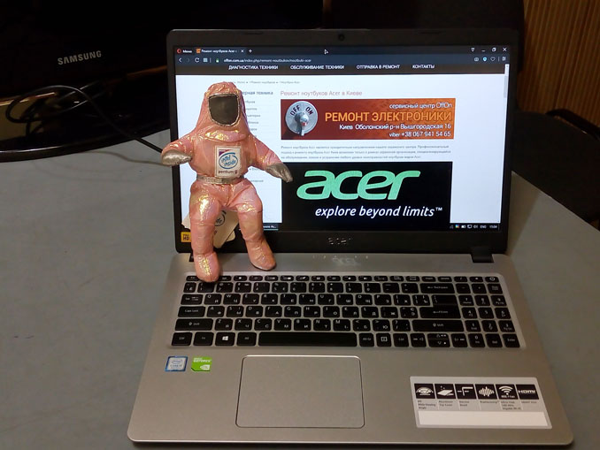 Греется и шумит ноутбук Acer Aspire A515-52G-56WU