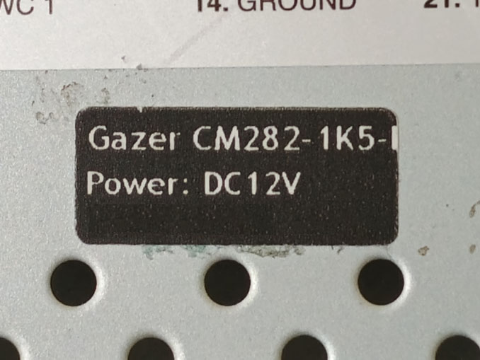 Ремонт Gazer CM282-1K5. Черный экран, звук есть