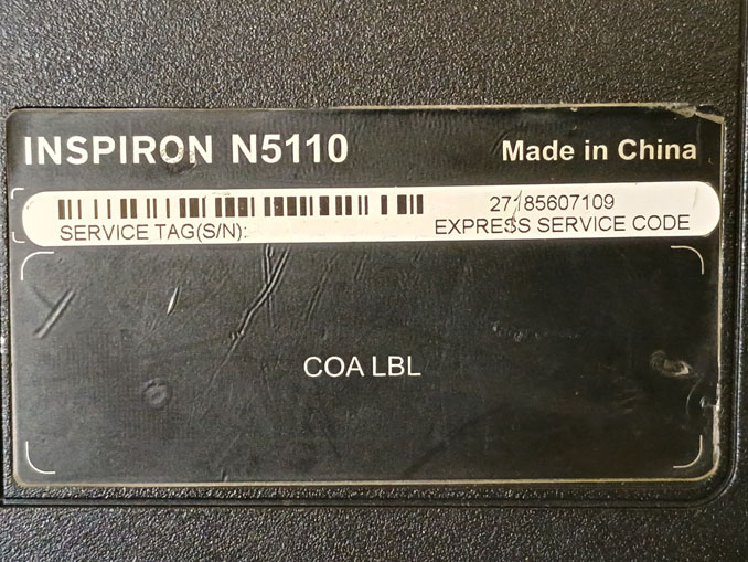 Ремонт Dell Inspiron N5110. Не работает клавиатура