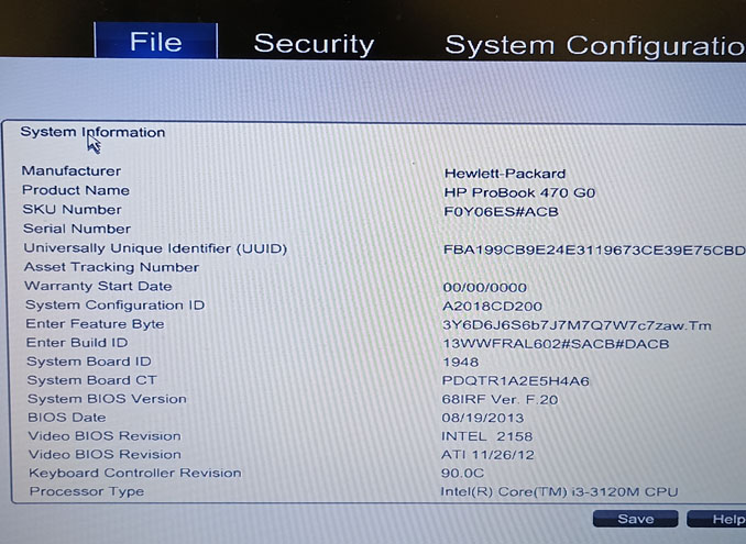 Не загружается HP ProBook 470 G0. Windows ремонт