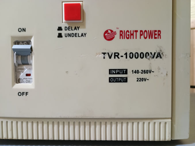 Ремонт стабилизатора напряжения TVR-10000VA