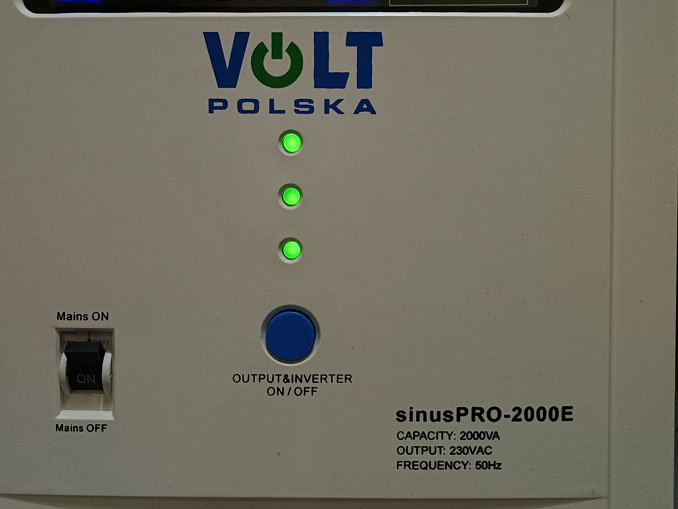 Ремонт Volt Polska sinusPRO-2000E. Не включается