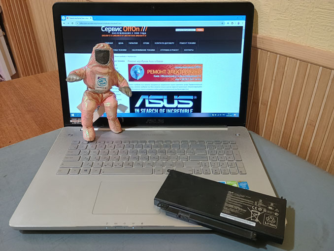 Ремонт и обслуживание ноутбуков Asus N750JV-T5004H