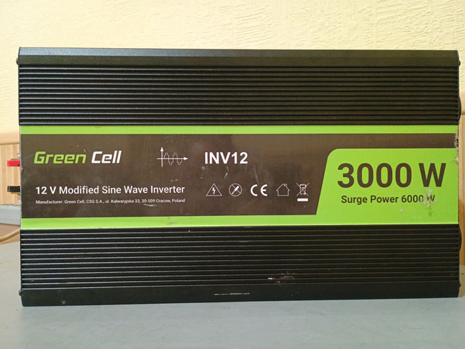 Ремонт Green Cell INV12 3000W. Фаза на выход