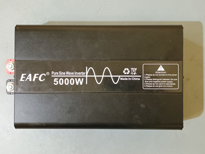 Ремонт EAFC 5000W 12V. Перепутали полярность