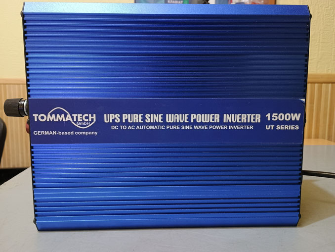 Ремонт Tommatech 1500W UT Series. Не заряжает АКБ