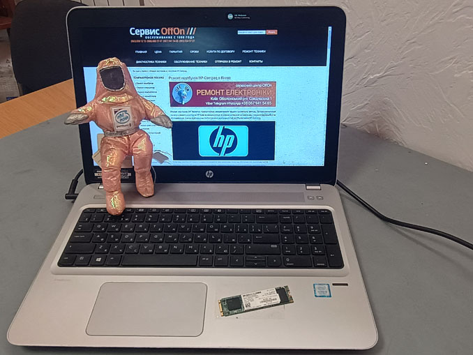 Ремонт HP Probook 450 G4. Не загружается Windows