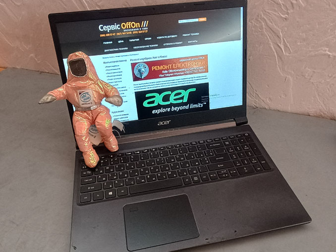 Ремонт Acer Aspire 7 A715-75G-57LR. Не включается