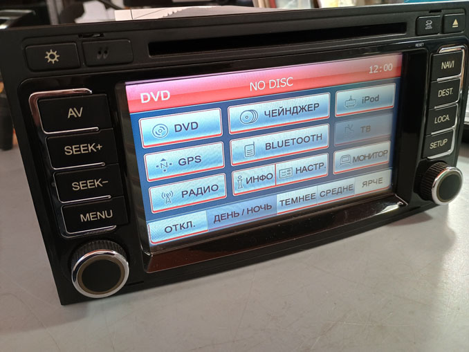 Прошивка PMS VTO-7534 Touareg. AUNAME not Found!